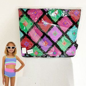 Wet Bag Swimsuit Sack Dry Pouch with Zipper for Beach, Pool, Toiletries 9.5x12"